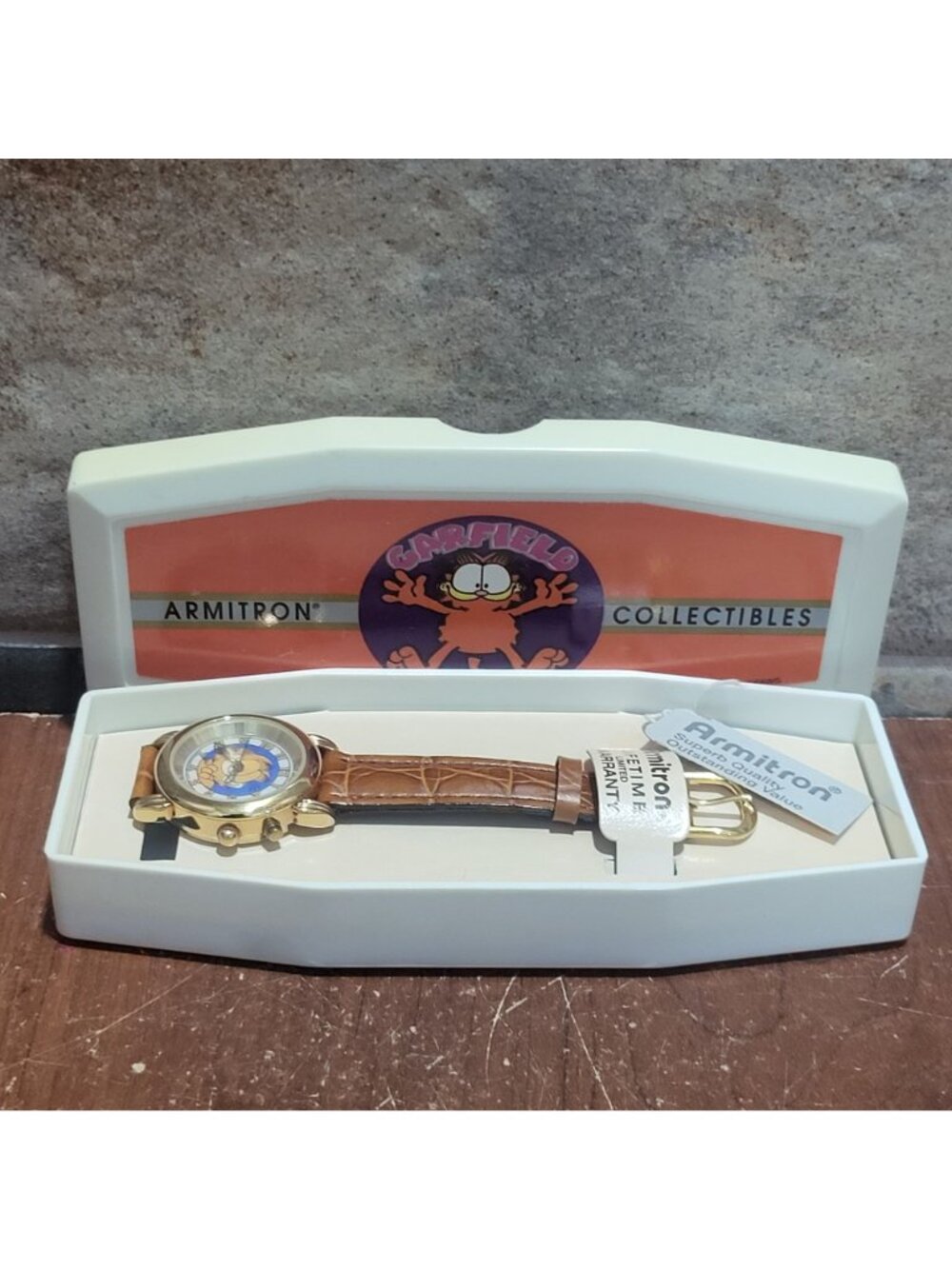 Vintage Armitron Garfield Musical Quartz Wristwatch New Old Stock - Picture 2 of 11
